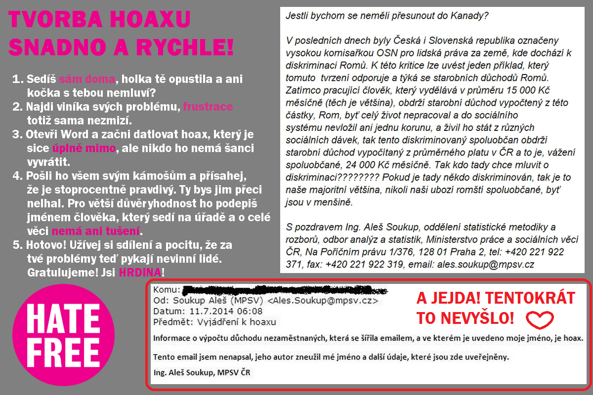 (viz pán z úřadu, co se vyjádřil, že jeho jméno bylo zneužito)