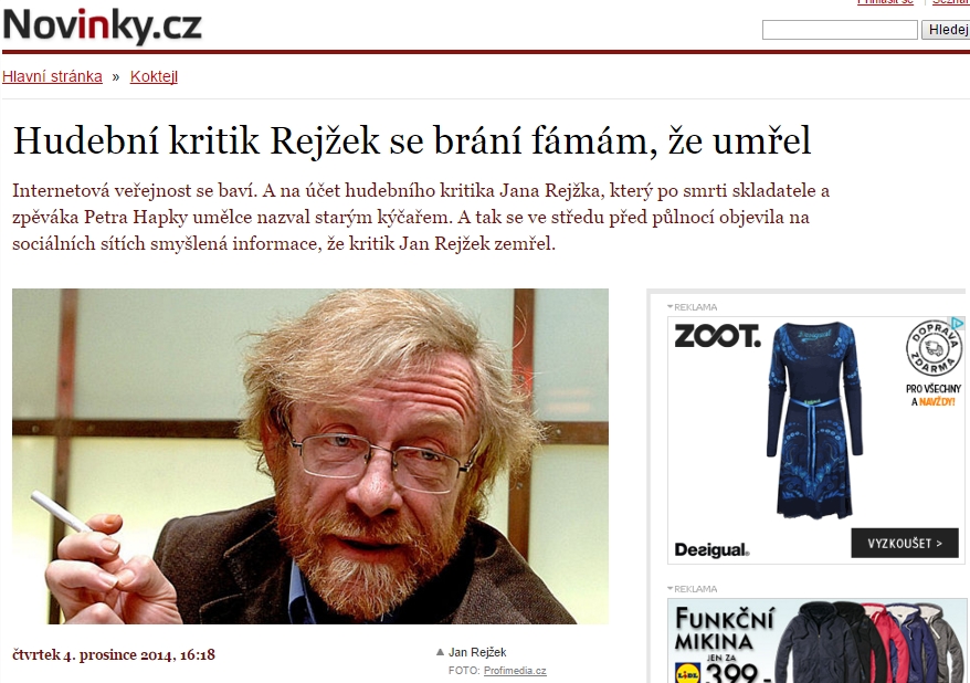 rejzek novinky