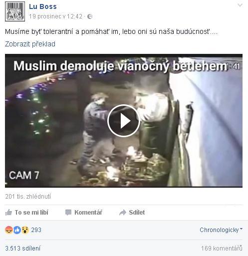 muslim demoluje betlem