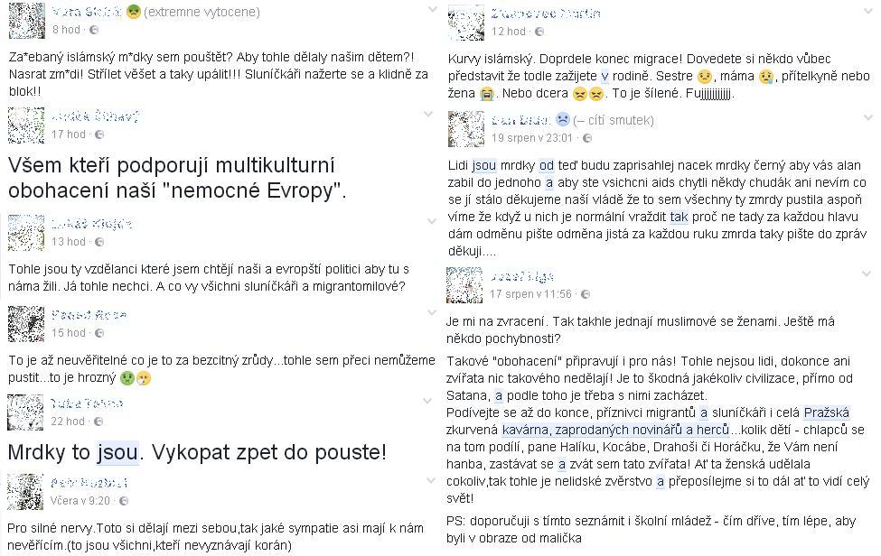 hoax upaleni komentáře